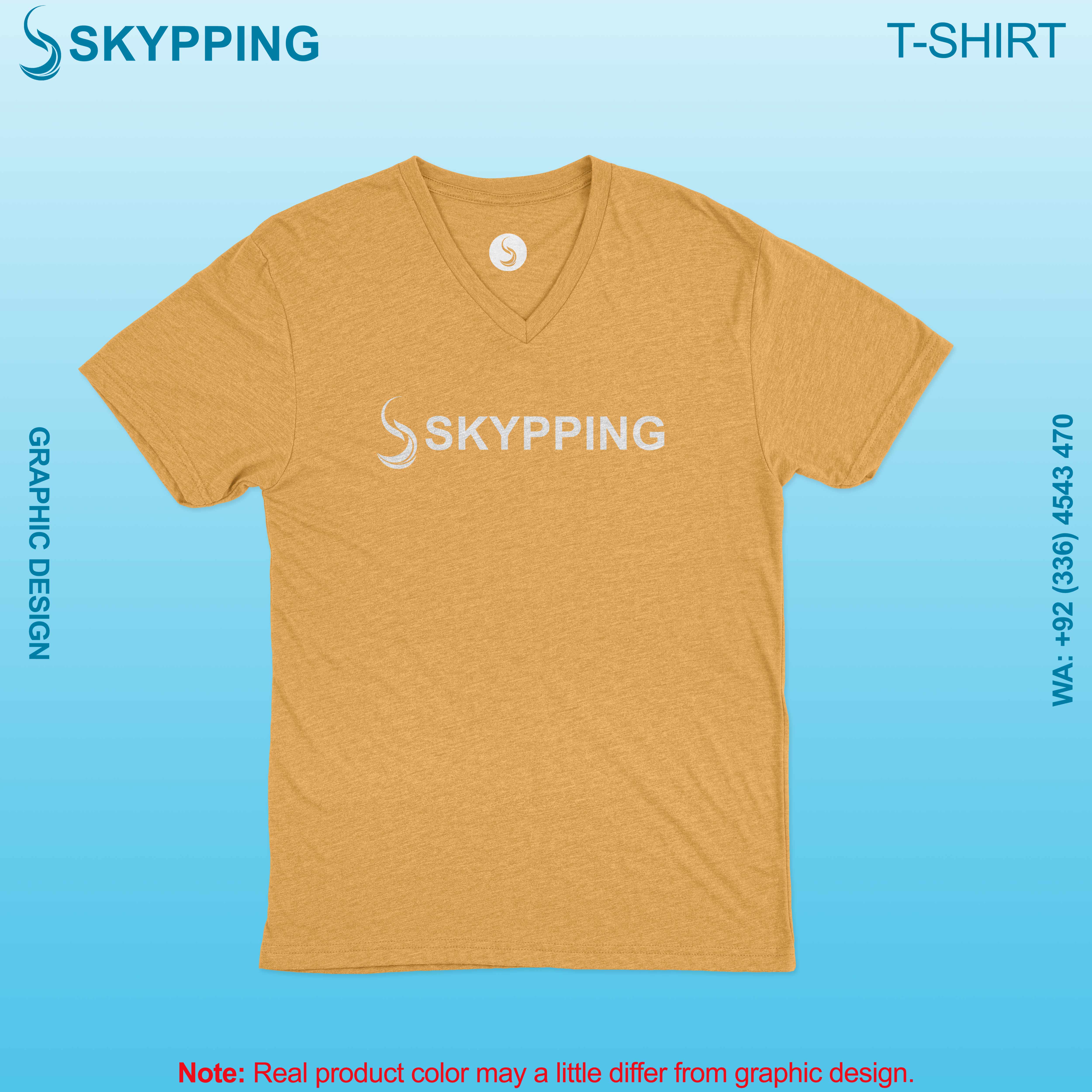 V-Neck Short set-in style sleeve t-shirt for men